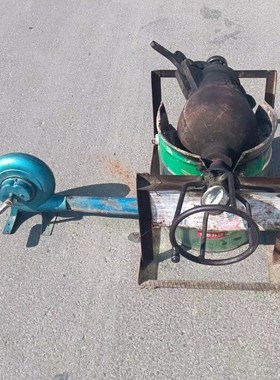 民俗老物件爆f米花机怀旧手摇式高温爆米花炉复古装饰摆件影视道