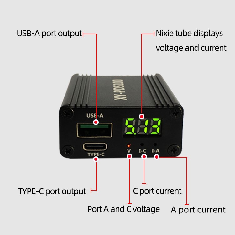 .PDS100 QC40 QC30 TypeC DC1228V 100IW Step Down Mobile pho-图3