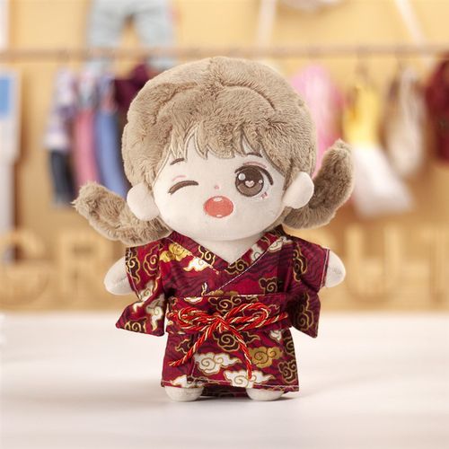 现货娃衣20cm日系和服套装棉花娃娃玩偶公仔穿的衣服裙子无属性 - 图1