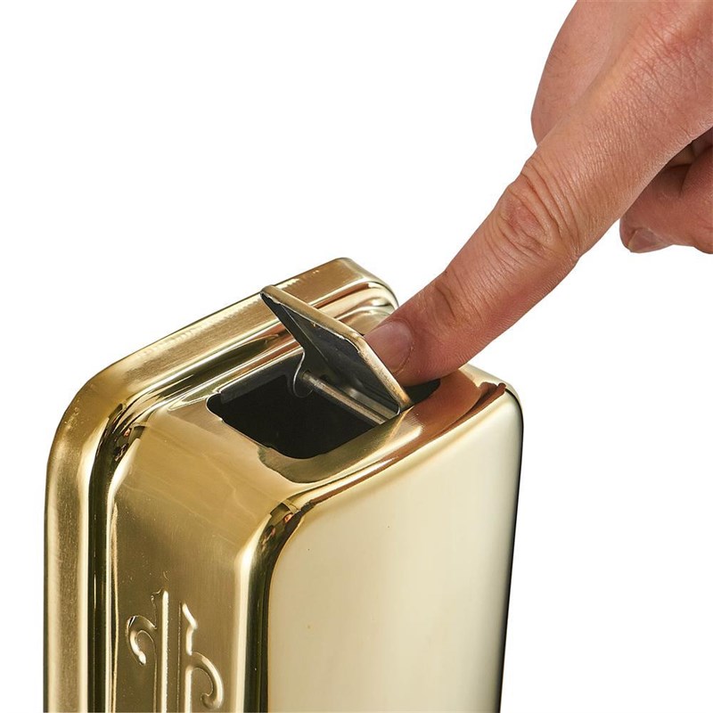 Soap bDispenser Wall mounted Gold bathrood Hano Liquim Sdap-图3