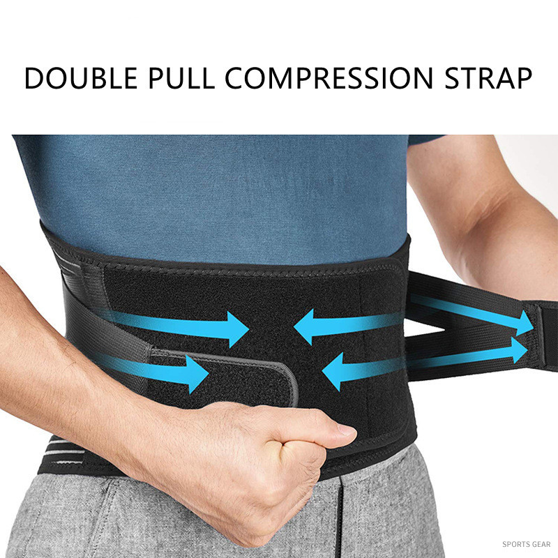 极速Double Pull Back Lumbar Support Belt Waist Orthopedic Co-图1