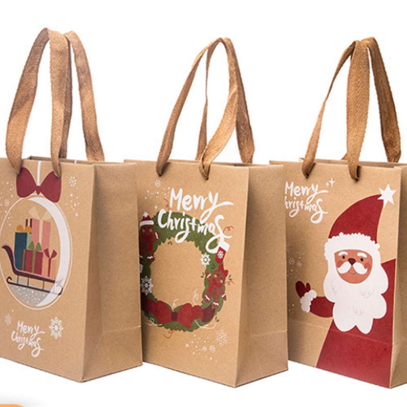 极速3x Christmas Tree Fun Christmas Gift  Paper Present Bag - 图2