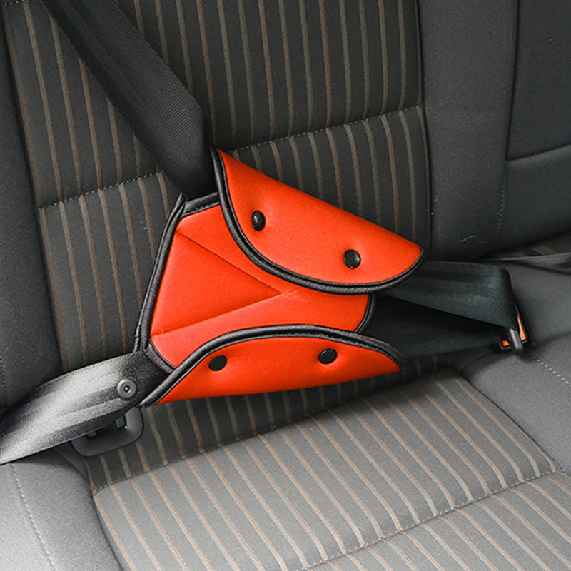 推荐Baby Car Safe Seat Belt Cover Soft Adjustable Triangle S - 图0