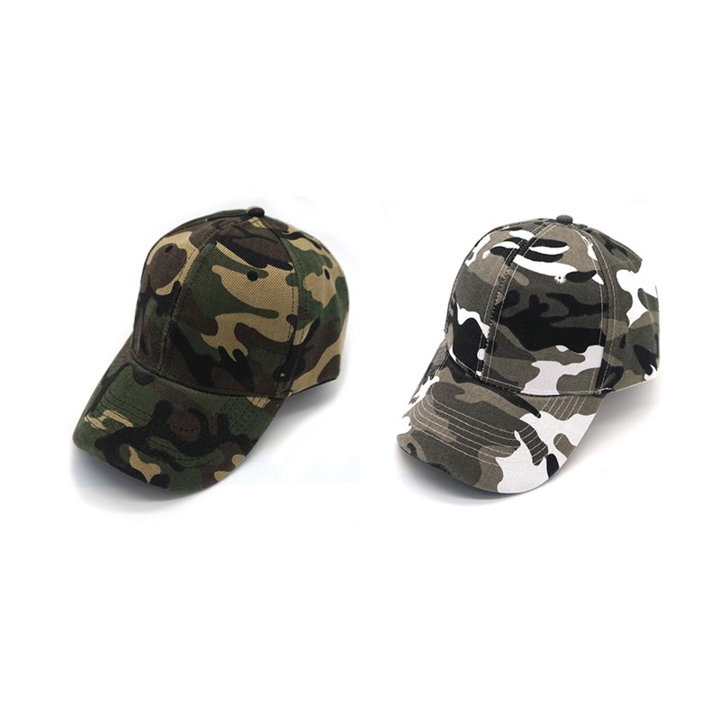 极速Camouflage Baseball Cap Women's Men's Snapback Hip H-图1