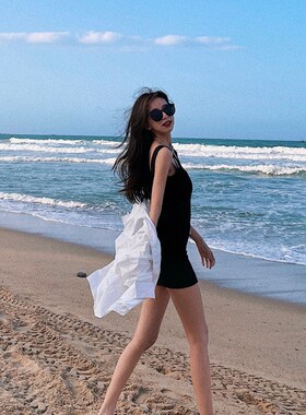 偏光墨镜女级感ins夏防紫外线大脸显瘦2024新款海边遮阳太阳镜