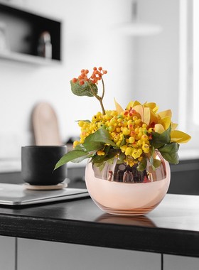 假花仿真花摆件客厅餐桌花艺套装室内盆栽小清新桌面轻奢北欧摆设