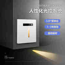 New products Induction Ground Lights 86 Formula q Entrance Wall Small Night Light Infrared Body Induction Nightlight Footlight Aisle Hallway