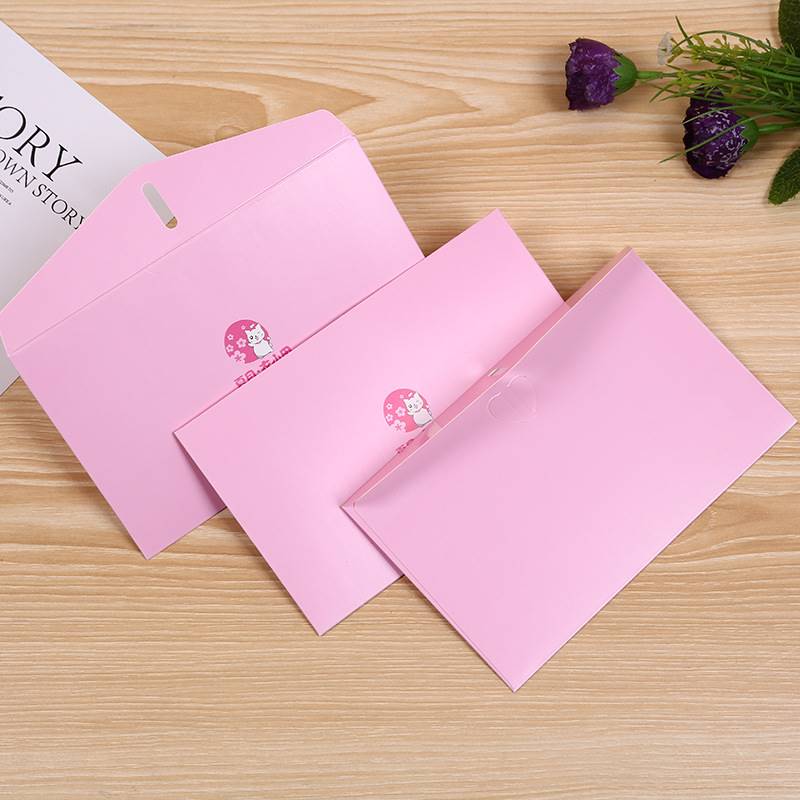 新品DIY love button creative envelope romantic love letter i - 图0