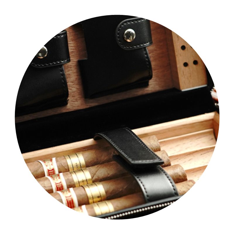 推荐VANITYFAIR cigar box portable humidor cedar wood napa - 图3