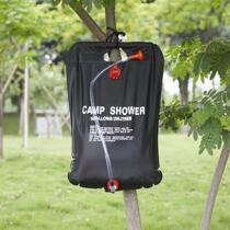 Outdoor Folding Hanging Solar Hot Water Bag Bath Bag Bathing Sunbathing Bag 20L Water Storage Bag Wild Self