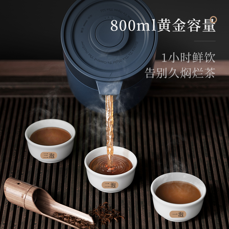 依序焖茶壶陶瓷内胆闷茶焖泡壶高端老白茶闷泡壶泡茶茶壶保温水壶-图2