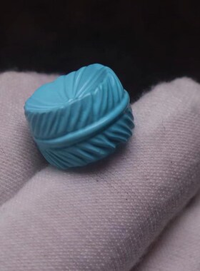 优化绿松石蒙松羽毛扣隔珠面包圈金刚星月菩提手串手持diy配饰件