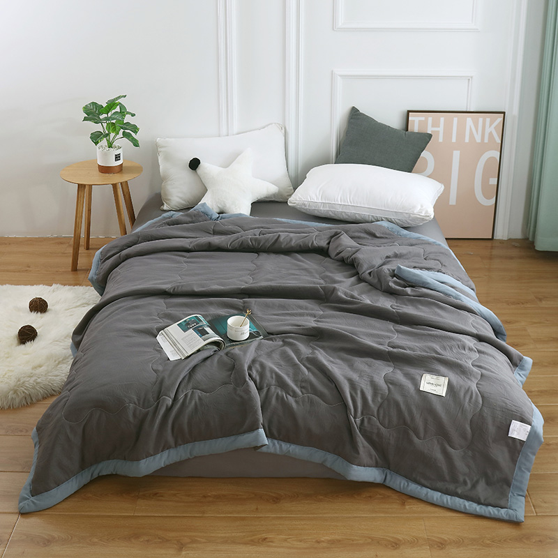 速发summer quilt duvet bed blanket cover bedding comforter q - 图0