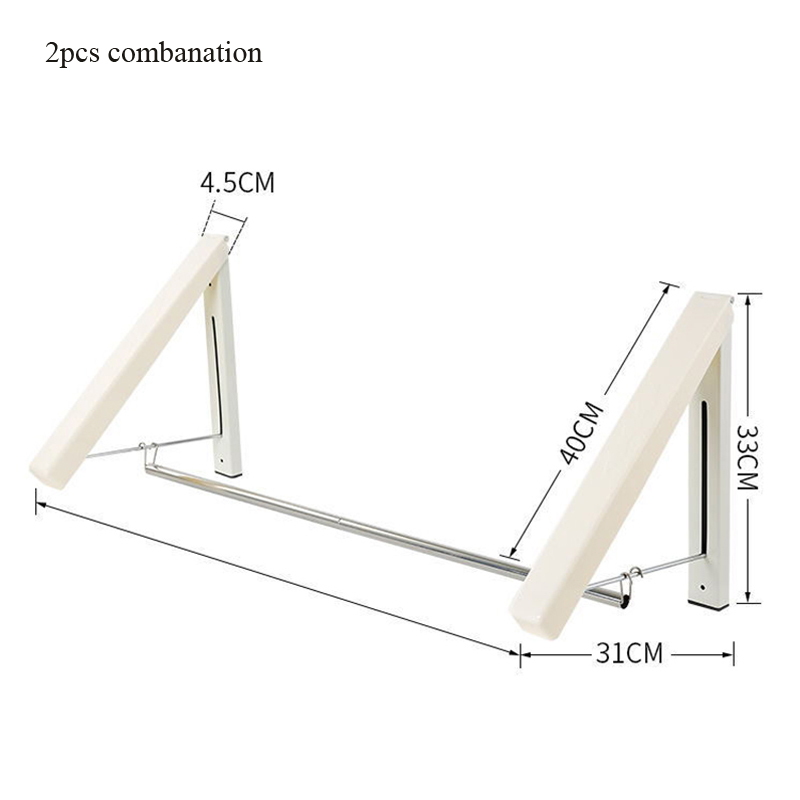 aetractable Clothes Hangers ConcDeRled Stain ess SteellCloth - 图1