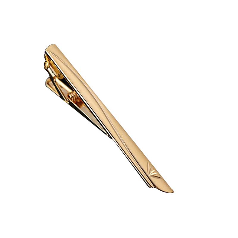 极速Copper antirust gold tie clip simple business necktie cl-图3