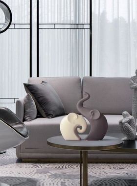 北欧创意陶c瓷工艺品卧室客厅酒柜电视柜情侣对象家居摆件装饰礼