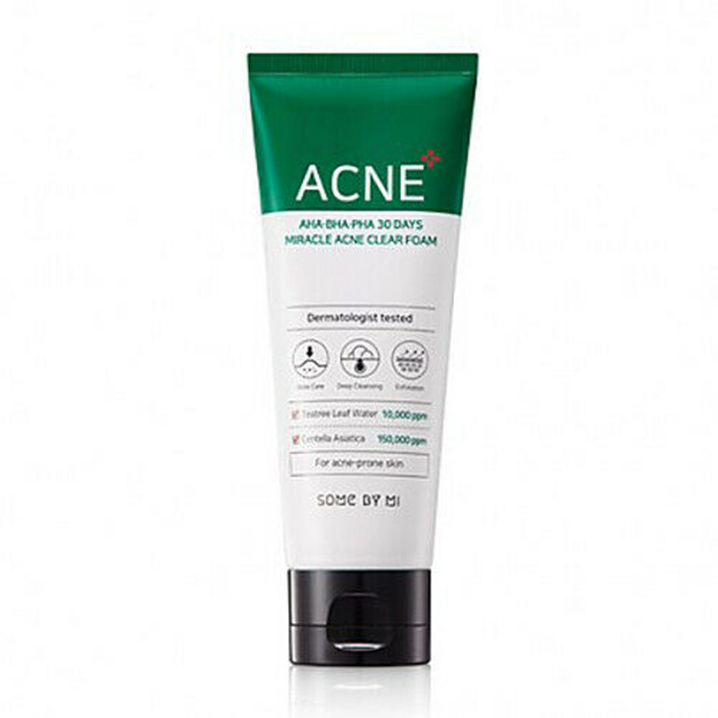 推荐SOME Miracle Acne Clear Foam BY MI AHA BHA PHA 30 Days - 图0