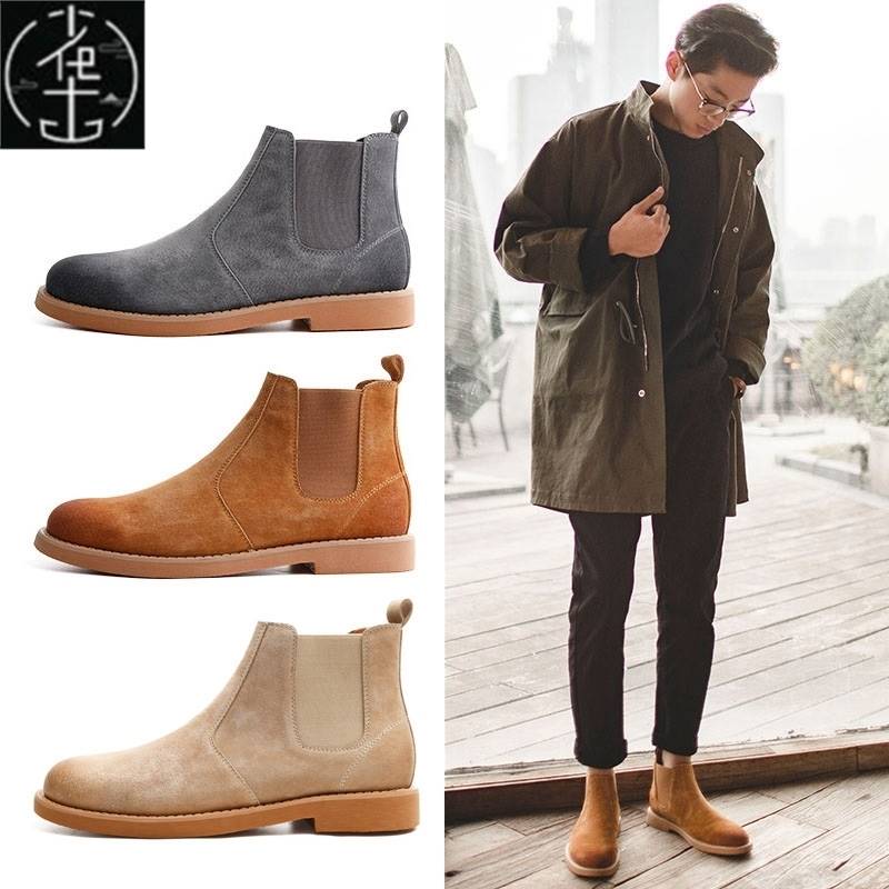 速发切尔西男靴子 Mrtin Chelse Boots For Men 2020 Winter Shoe - 图0