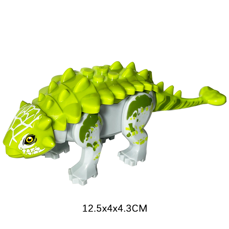 极速Jurassic Dinosaurs Building Blocks Indominus Rex DIY Tyr-图2