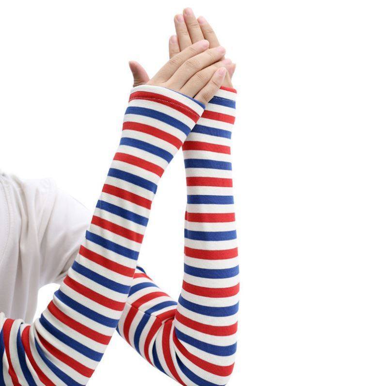 保暖袖套女男秋冬季长款手套护肘手臂套加厚加绒高弹性薄半指胳膊,淘宝优惠券,粉丝福利购,淘宝优惠卷