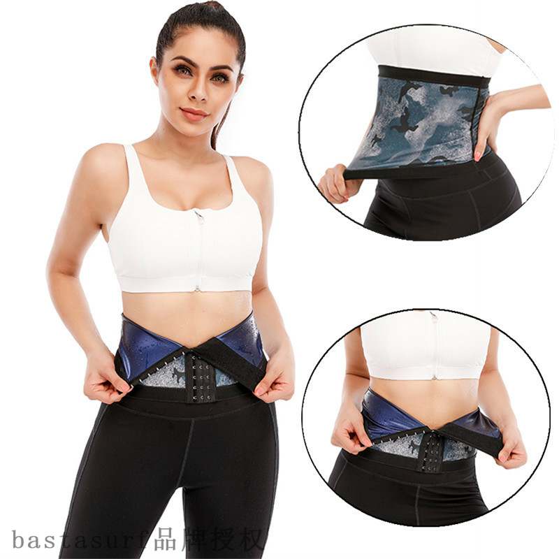 推荐Women's three breasted sweat belt fitness exercise waist - 图0