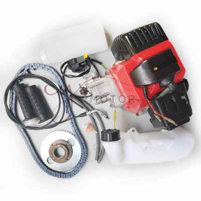 新品new49cc Bike 4 Stroke Gas Engine Motor Kit DIY Motorized - 图3