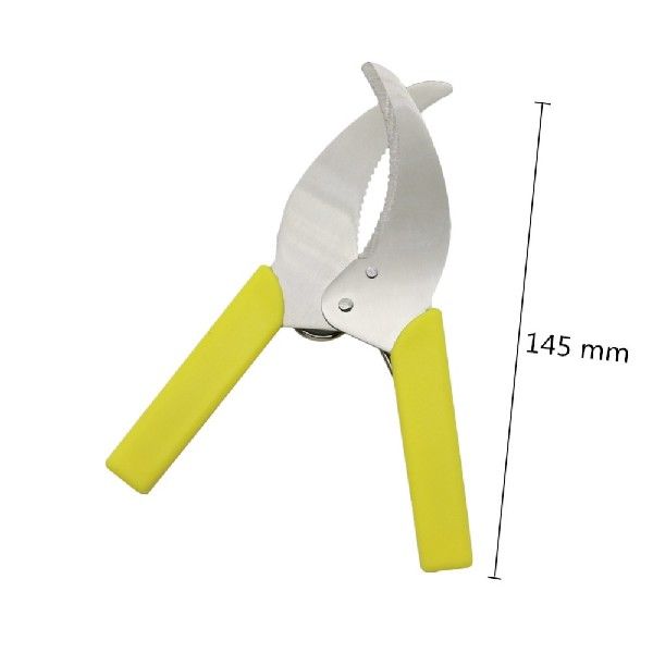 速发Girdling Flat Blade Serrated Ring Cutting Scissors Garde - 图1