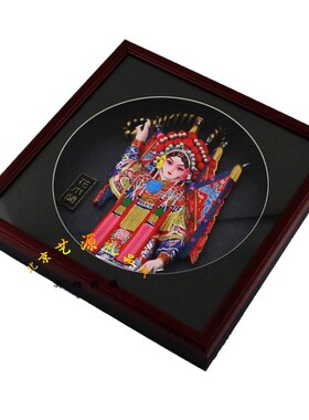 泥人张京剧脸谱摆件挂件s京剧人物中国特色礼品商务外事礼物送老