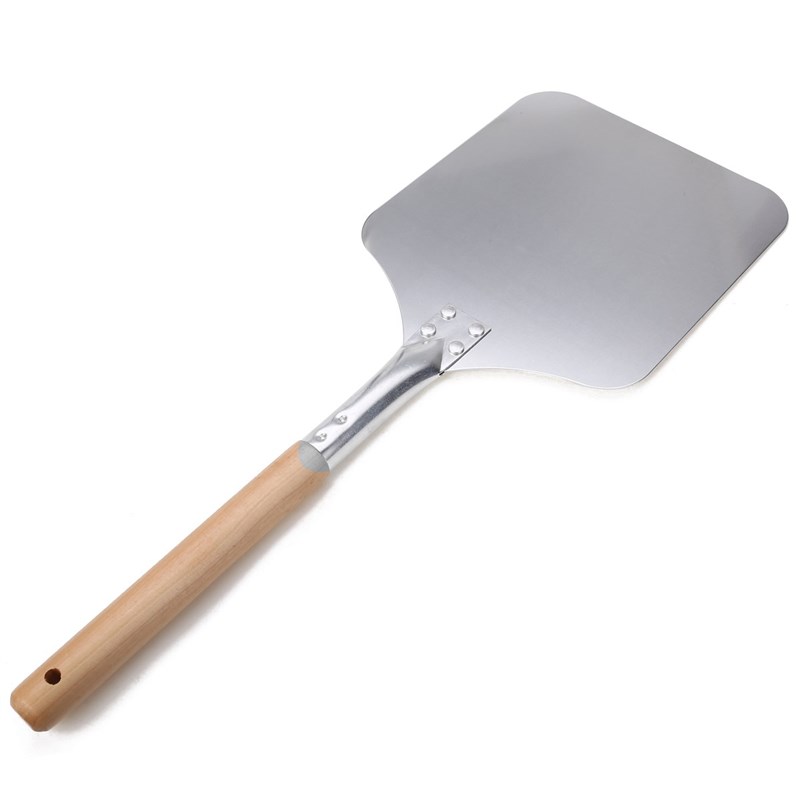 58cm Wood and Aluminum Pizza Peel Shovel Square Pizza Lift P-图1