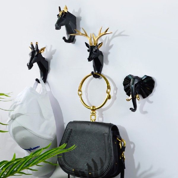 imat Hekd Decoration Hzooa Resin Crafls Deer He - 图1