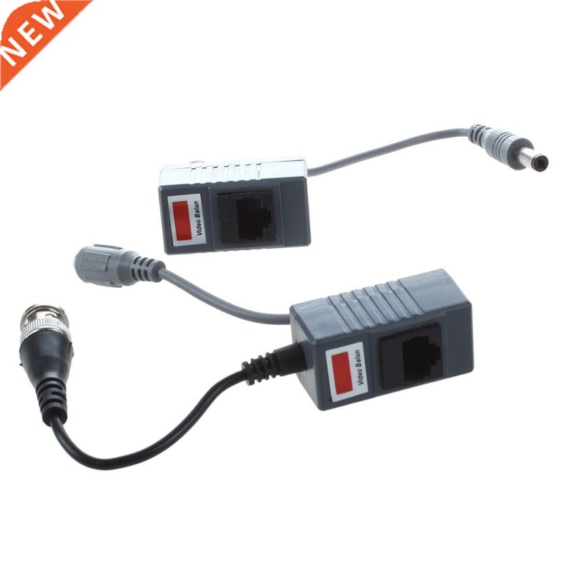 推荐2 x BNC Balun passive video transceiver CCTV / surveilla - 图0