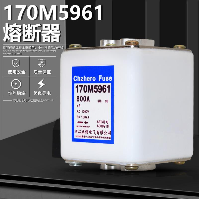 170M5960 170M5930 700A 170M5961 170M5931 800A快速熔断器1000V-图1