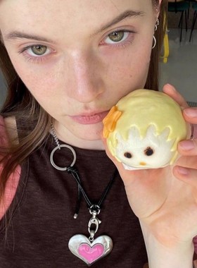 小众时尚设计感ins金属爱心手工制混搭D项链多way颈链 2023年新款