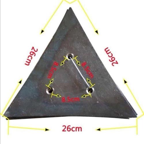 配件微耕机翻转犁头手扶拖拉机双面犁尖开K沟犁三角铲锰钢材质三 - 图1