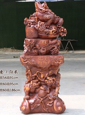 一对貔貅摆件招财镇宅落地金蟾家居公司办公室店铺装饰品开业现货