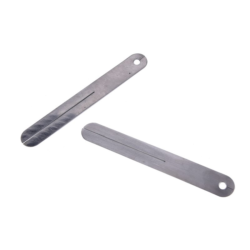 2pcs Fret Puller FretBoardSteel Plate  Electric Guitar And B - 图2