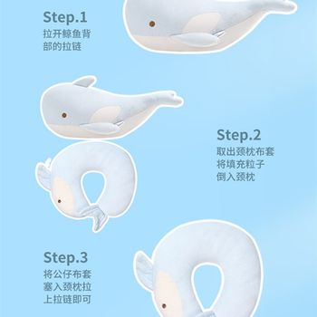 ໝອນຄໍ U-shaped pillow cervical spine pillow memory foam neck pillow U-shaped pillow office nap pillow neck airplane pillow