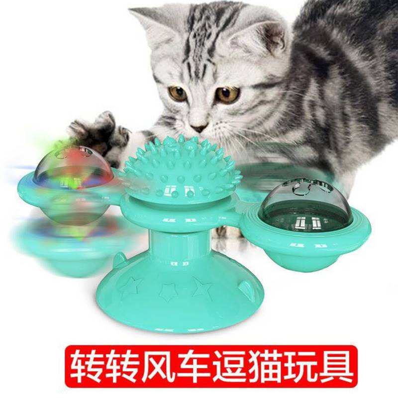 azon supplies rotaqrymwind ills, cat toys, rotary table - 图0