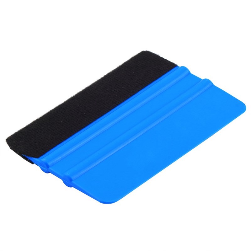 Blue Felt Squeegee Vinyl Film Wrap Tool Fabric Scraper Tinti-图2