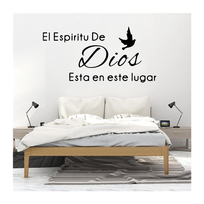 极速Large Spanish Quotes Phrase Wall Decals Wallpaper Vinyl - 图3