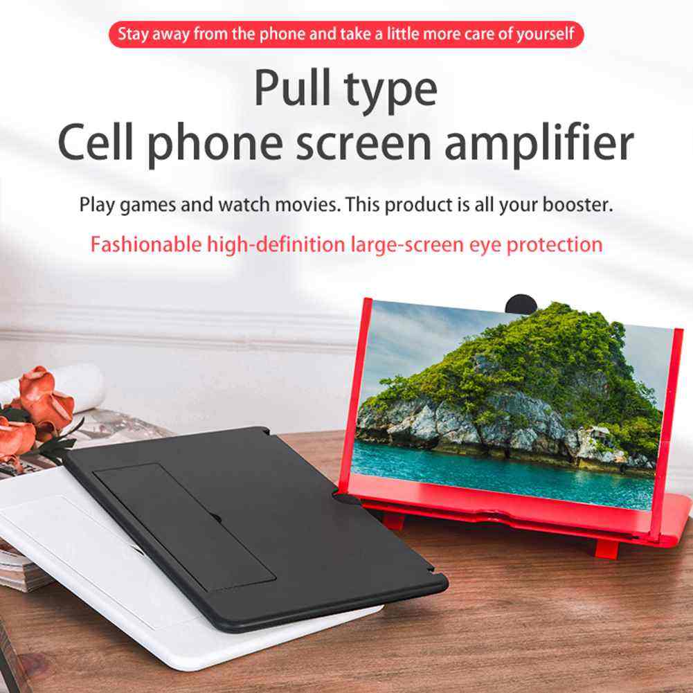 厂家2023 1012 inch 3D Mobile Phone Screen Magnifier HDZ Vide - 图0