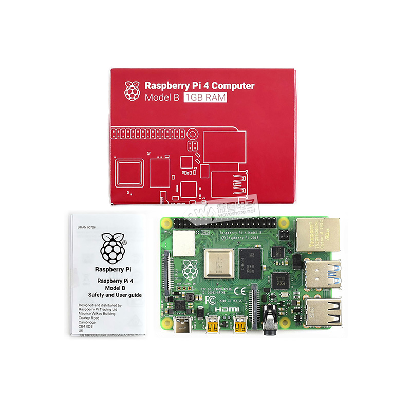 树莓派4B Raspberry Pi 4G显示器屏 8GB开发板python编程电脑套件-图3