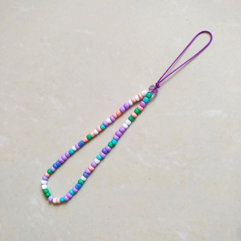 极速Phone Lanyard Clay Beaded Phone Chain Jewelry For Women-图2