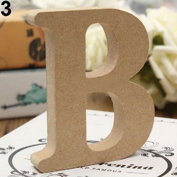 网红Freestanding A-Z Wood Wooden Letters Alphabet Hanging - 图1