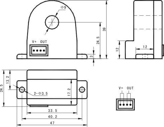 FZ9系列有源交流电流变送器-图2