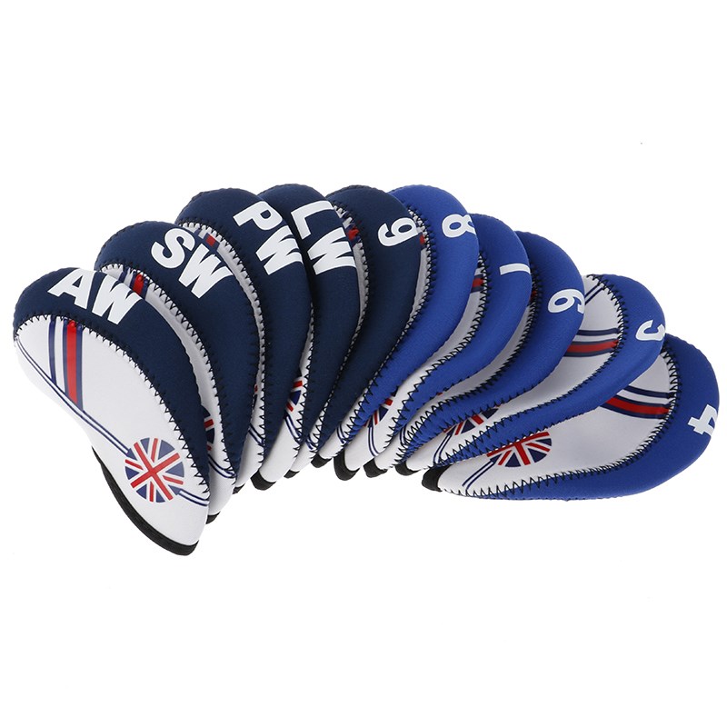 10 Pcs/set Professional Golf Club Iron Head Cover Golf Prot - 图2