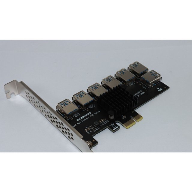 SSU PCIE 1 tio 7 USB 30 Slot PCIE PCI Express Riser Card 1X-图2