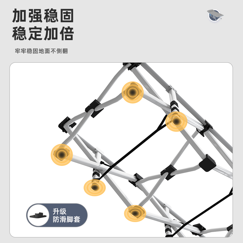 折叠床单人床办公室午休躺椅家用简易床陪护多功能行军床午睡神器