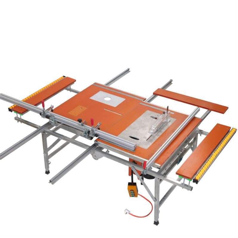 木工台无尘子母锯推台据多功能便携折叠锯台简易倒装推拉轨道