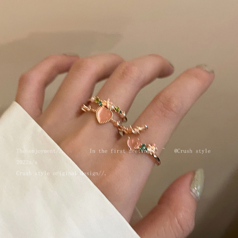 推荐Sense Index Finger Ring Online Celebrity Adjustable Ring - 图1